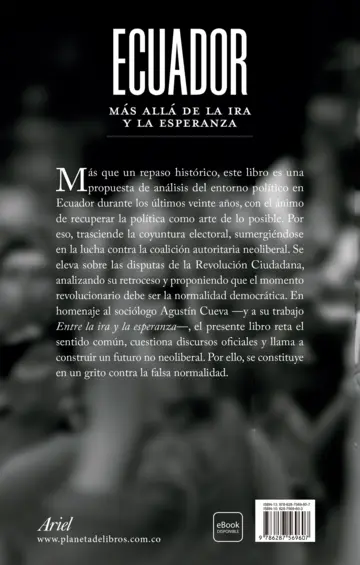 Contraportada Ecuador: más allá de la ira y la esperanza