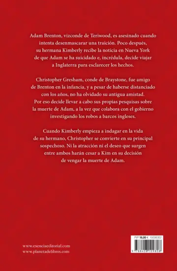 Contraportada Los Gresham. La bahía de la escocesa