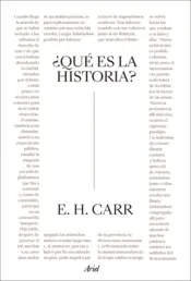 Portada ¿Qué es la historia?