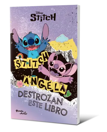 Portada Stitch & Angela destrozan este libro