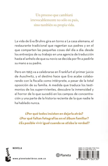 Contraportada La casa alemana