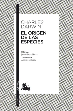 Portada El origen de las especies charles darwin