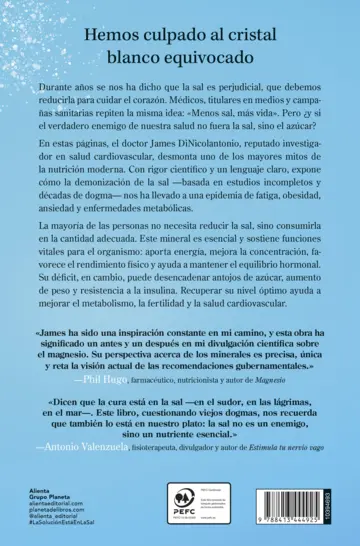 Contraportada La solución está en la sal