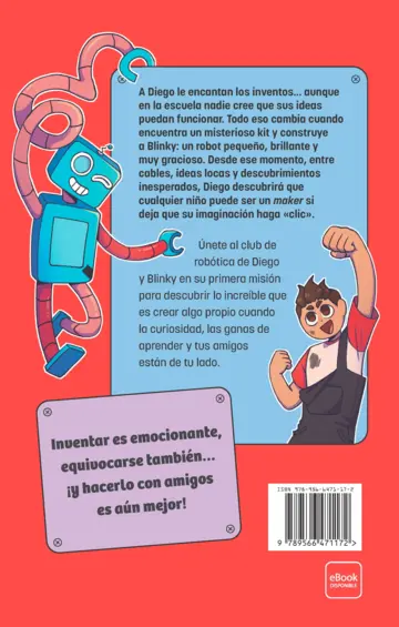 Contraportada Chico Maker y Blinky
