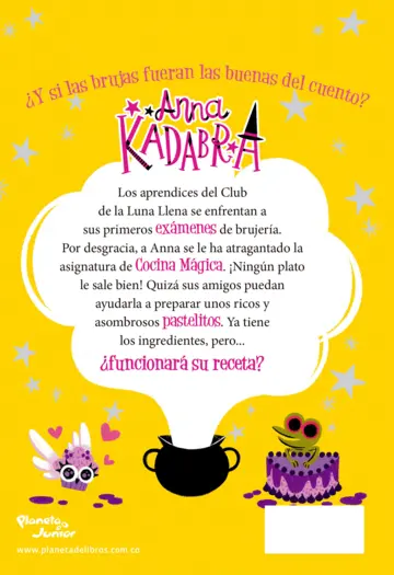 Contraportada Anna Kadabra 6. Pasteles peligrosos