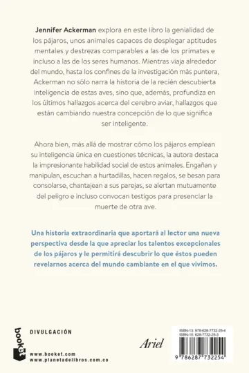 Contraportada El ingenio de los pájaros