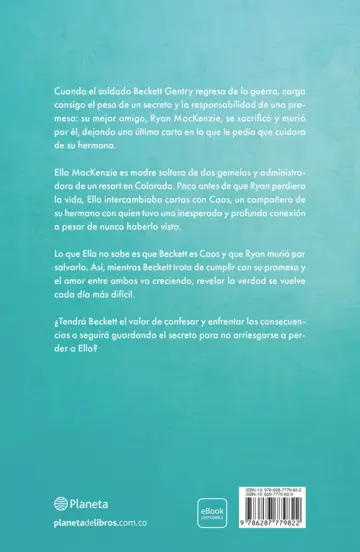 Contraportada La última carta