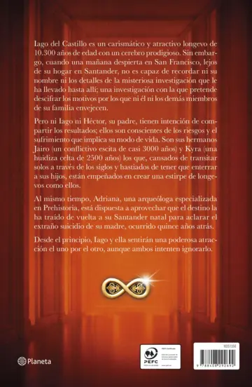 Contraportada La saga de los longevos 1