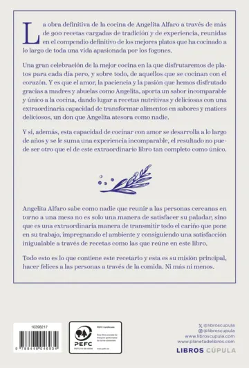 Contraportada El gran libro de Angelita Alfaro