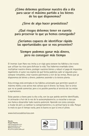 Contraportada Los trucos de los ricos 3ª parte