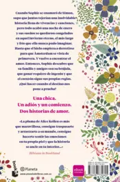 Miniatura contraportada Las alas de Sophie