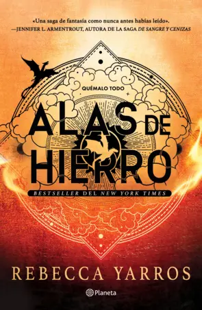 Portada Alas de hierro (Empíreo 2)