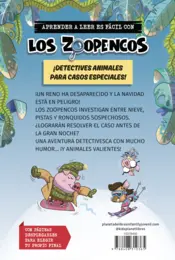 Miniatura contraportada Aprender a leer con... Los Detectives Zoopencos 9. ¡Ni un reno menos!