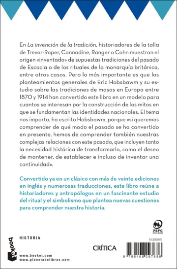 Contraportada La invención de la tradición