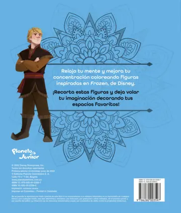 Contraportada Figuras infinitas. Frozen