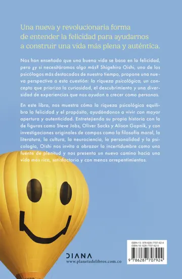 Contraportada Más allá de la felicidad