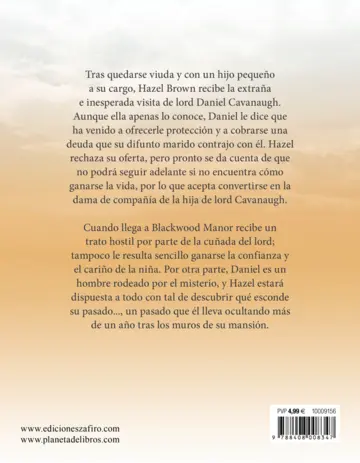 Contraportada La protegida del lord