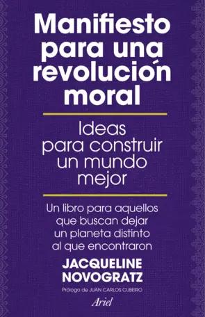 Portada Manifiesto para una revolución moral