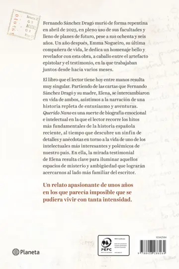 Contraportada Querido Nano