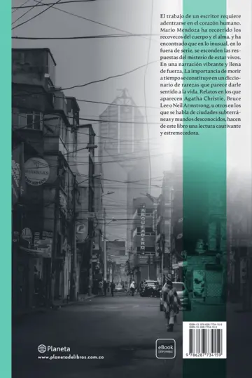 Contraportada La importancia de morir a tiempo