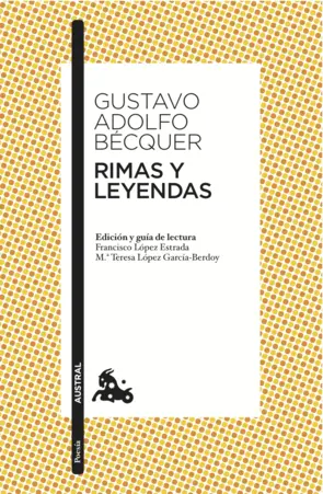 Portada Rimas y leyendas - gustavo adolfo becquer
