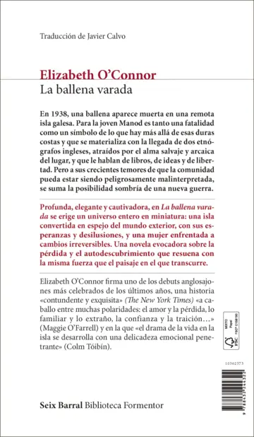 Contraportada La ballena varada