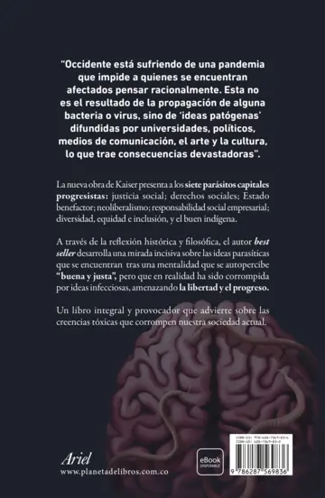 Contraportada Parásitos mentales