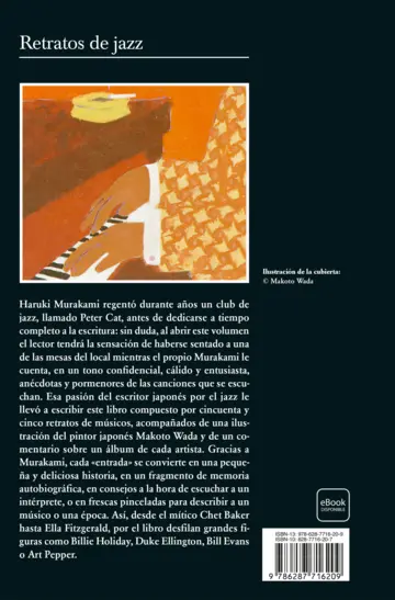 Contraportada Retratos de jazz