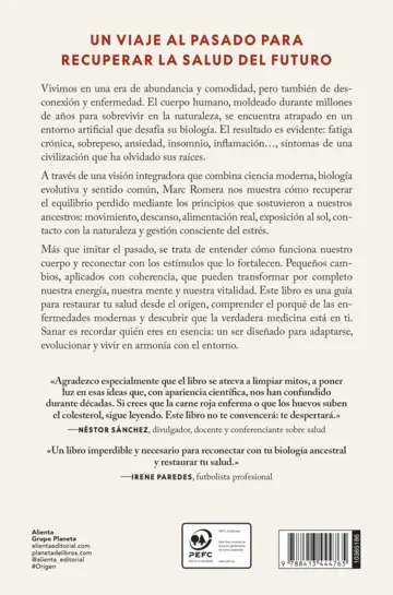 Contraportada Origen