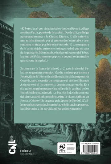 Contraportada 24 horas en la Roma de Nerón