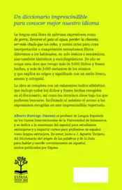 Miniatura contraportada Diccionario de dichos y frases hechas