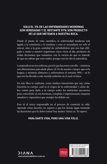 Contraportada Dieta keto perfecta