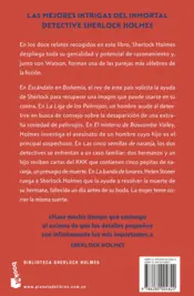 Miniatura contraportada Las aventuras de Sherlock Holmes