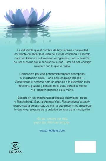 Contraportada Respuestas al corazón