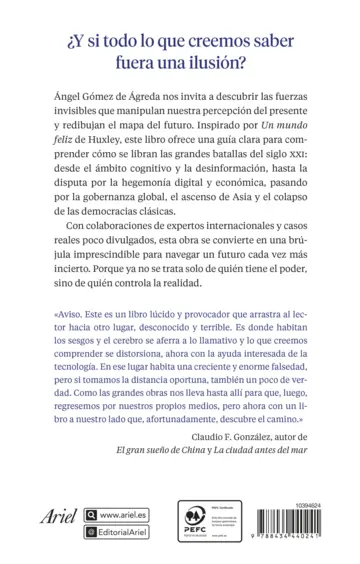 Contraportada Un mundo falaz