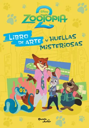 Portada Zootopia 2. Libro de arte y huellas misteriosas