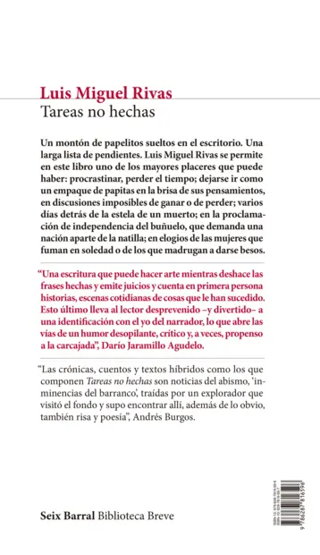 Contraportada Tareas no hechas