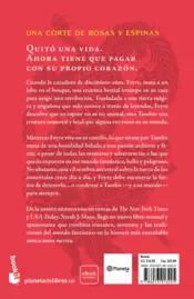 Miniatura contraportada Una corte de rosas y espinas