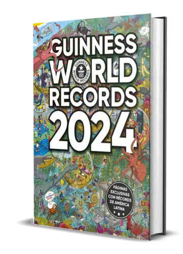 Portada Guinness World Records 2024 (Ed. Latinoamérica)