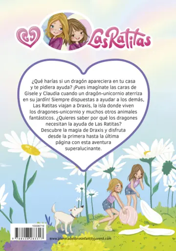 Contraportada Las Ratitas 11. La isla de los dragones mágicos