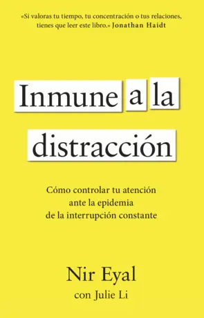 Portada Inmune a la distracción