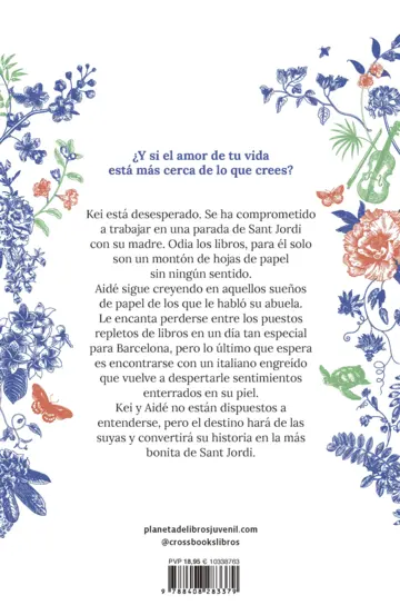 Contraportada Cuando seamos sueños de papel