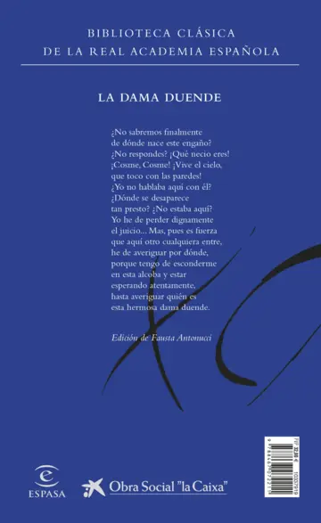 Contraportada La dama duende