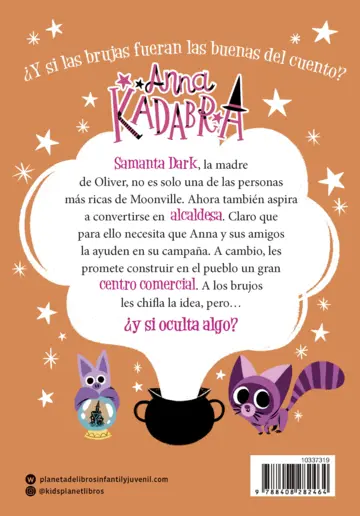 Contraportada Anna Kadabra 13. Peligro en la mansión