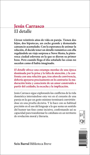 Contraportada El detalle