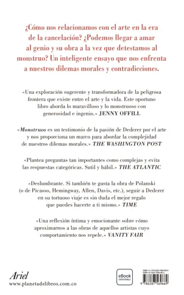 Contraportada Monstruos