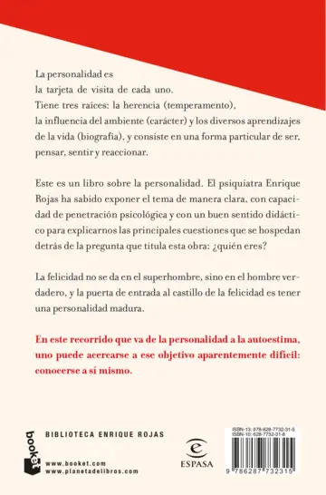 Contraportada ¿Quién eres?