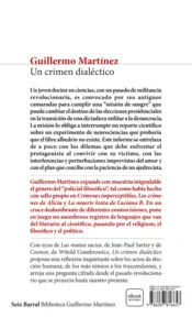 Miniatura contraportada Un crímen dialéctico