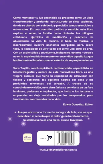 Contraportada Cómo mantener tu luz encendida