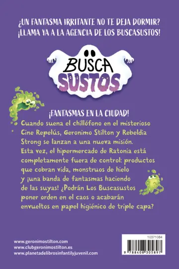 Contraportada ¡Fantasmas en la ciudad!